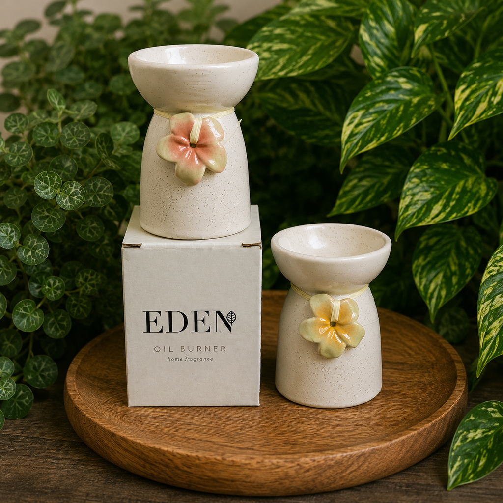 Grand Brûleur Fleur en céramique