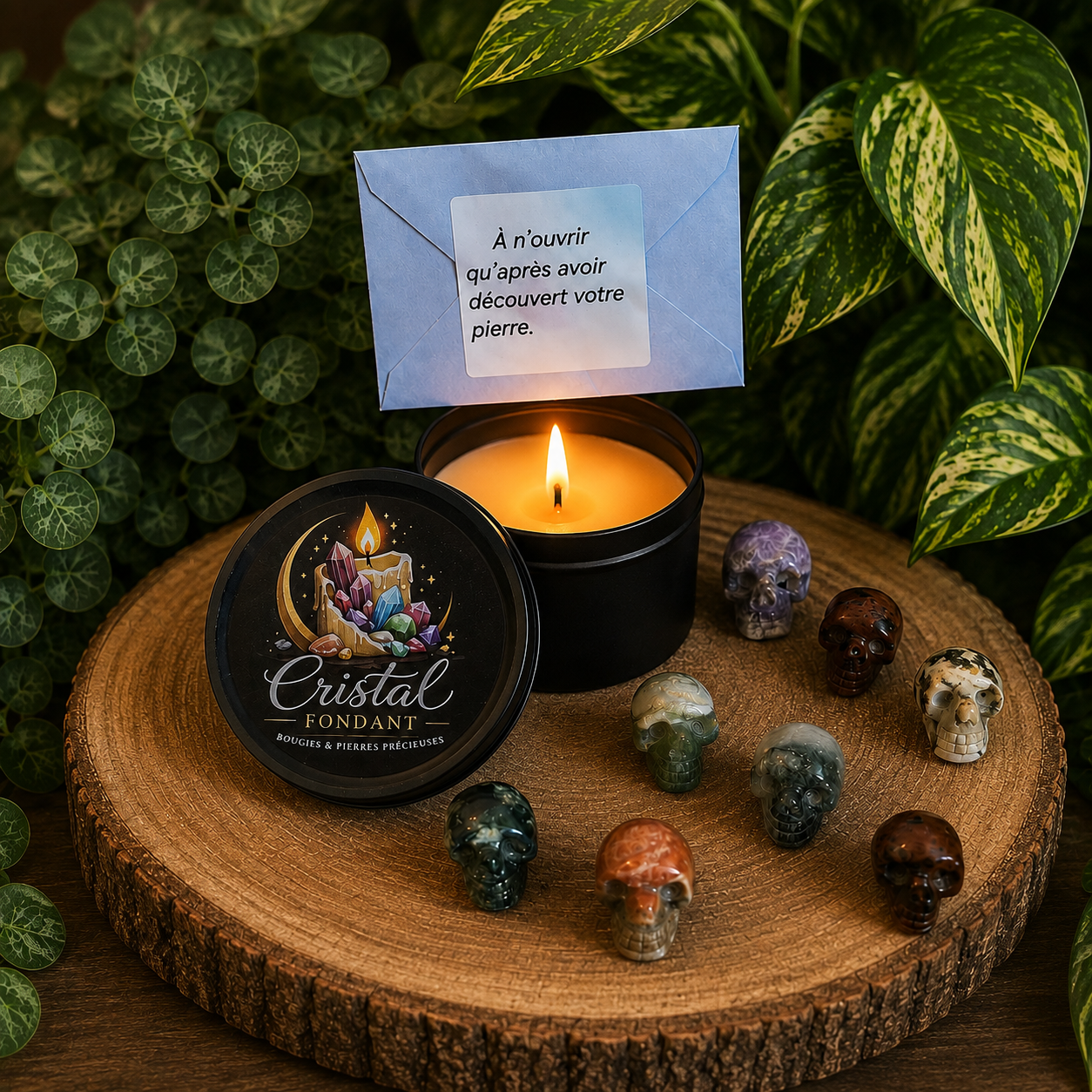 Bougie d'Halloween